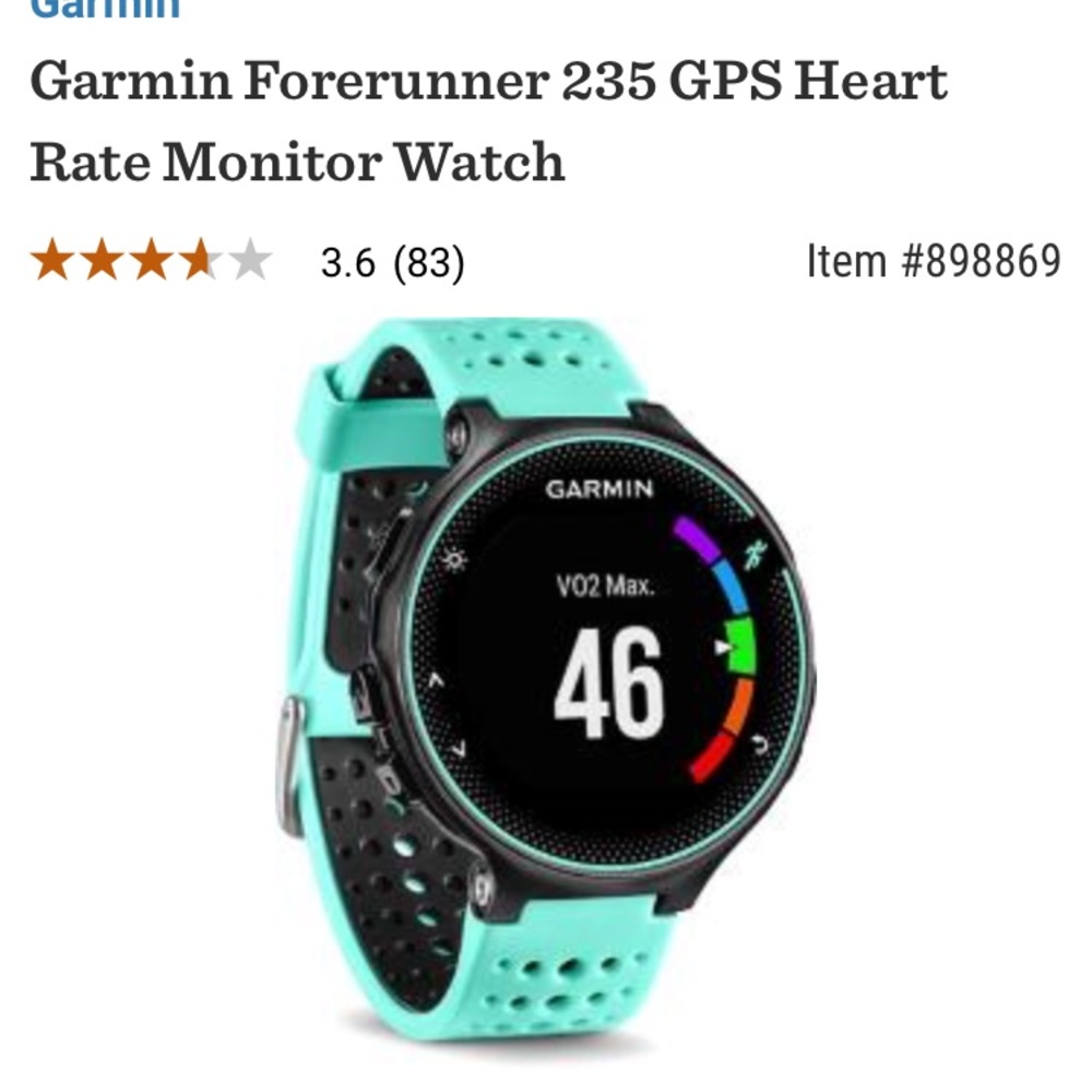 Garmin 235 watch